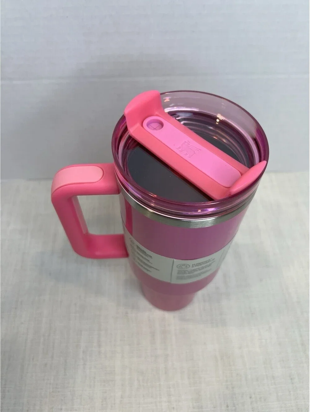 Stanley Starbucks Flow state Quencher H2O Tumbler | 40 oz Pink w/ Handle Lid